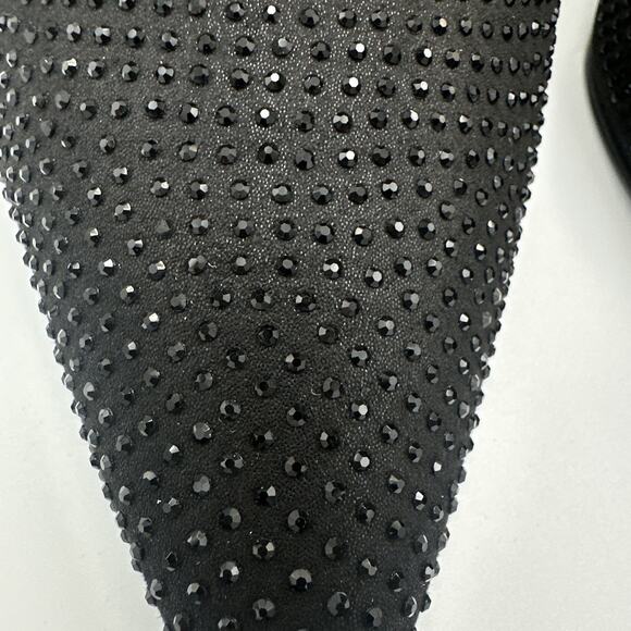 Lauren Lorraine Pump Shoes High Heel Size 11 Black Rhinestone Formal Party NEW - Picture 3 of 15